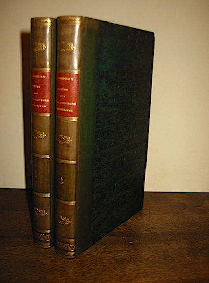 Pierre-Joseph Proudhon Systeme des contradictions economiques, ou philosophie de la misere. Tome I (e Tome II) 1846 Paris chez Guillaumin et C.ie Libraires